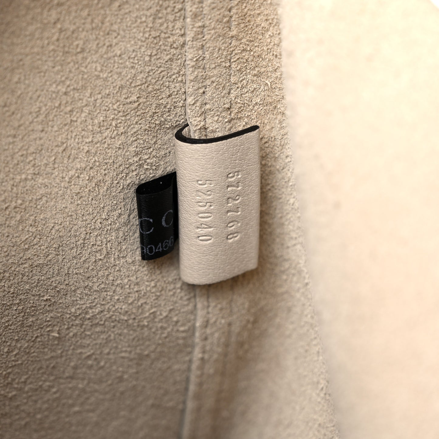 Calfskin Mens Logo Tote White