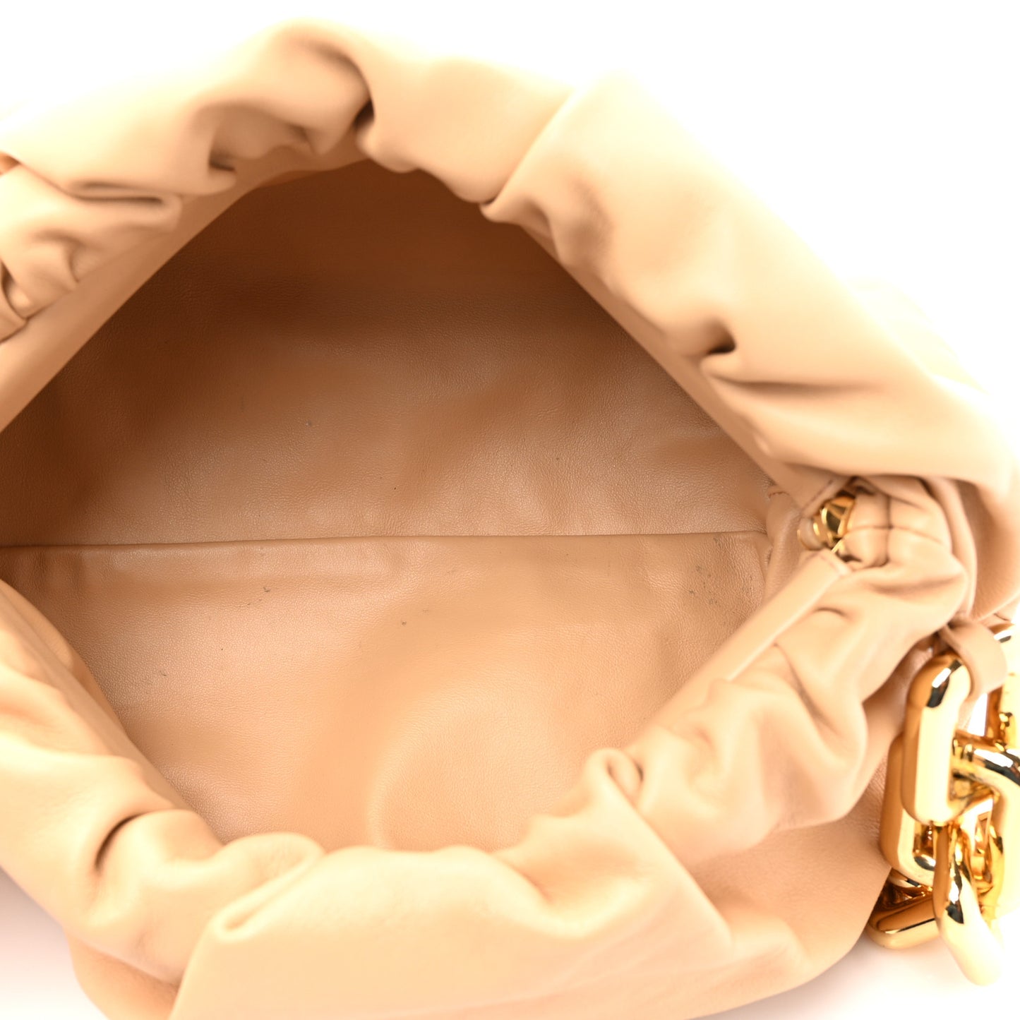 Calfskin The Pouch Chain Almond