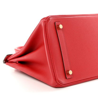 Hermes Epsom Birkin 30 Rouge Casaque 10 of 10