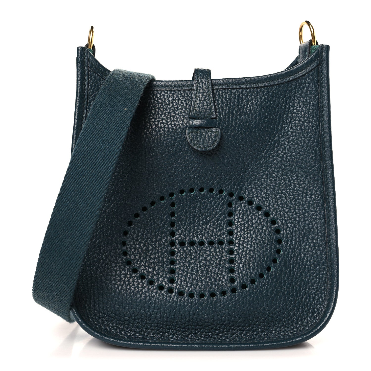 Hermes Taurillon Clemence Amazone Evelyne TPM Vert Cypress 1 of 9