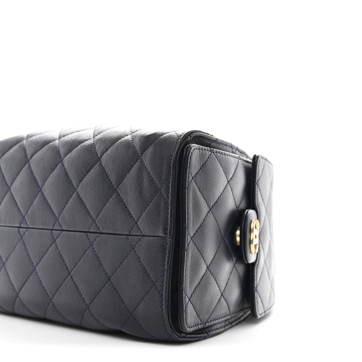 Chanel Caviar Quilted Small Chanel 25 Handbag Dark Navy 10 of 11