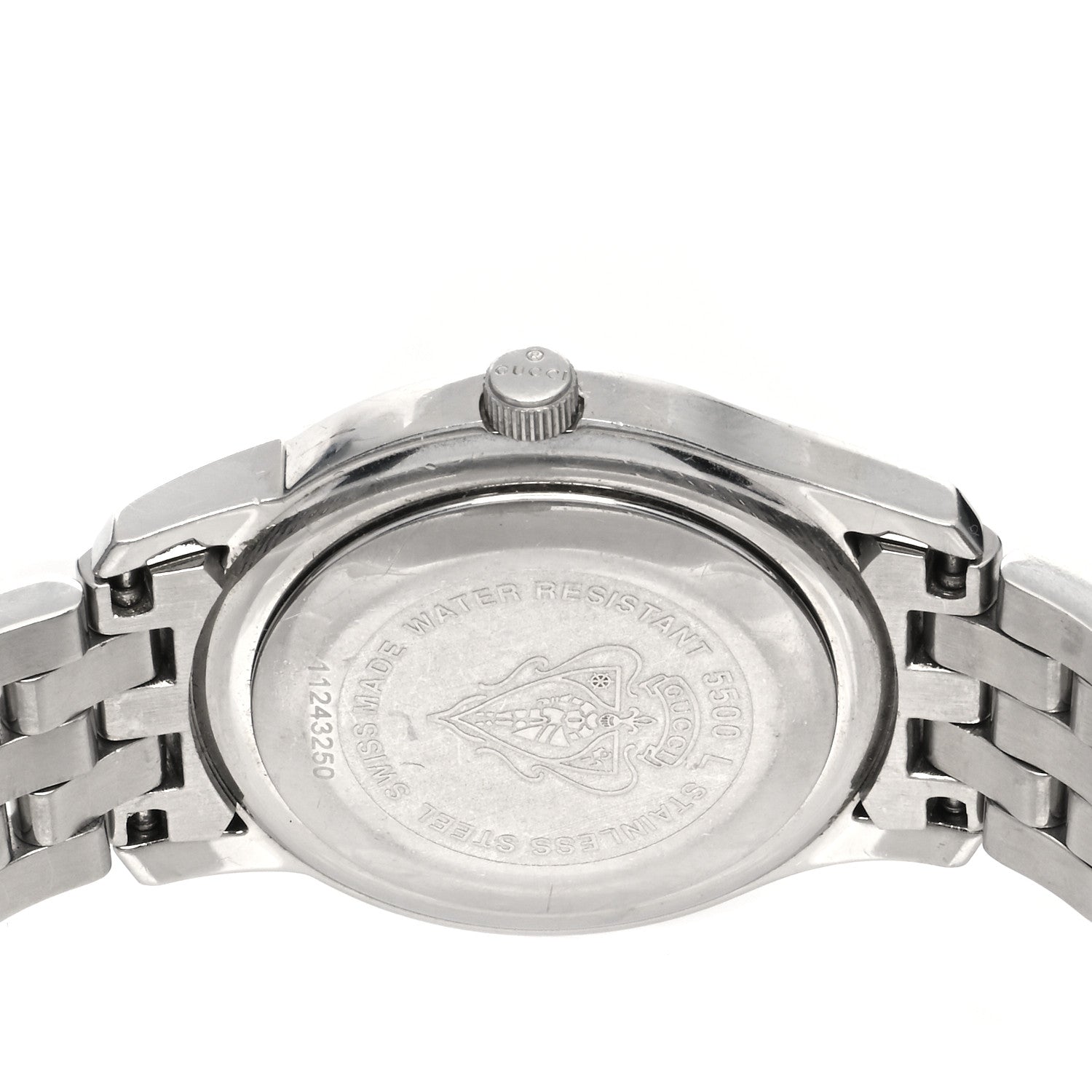 Gucci Stainless Steel 27mm 5500L Quartz Watch Black 4 of 5