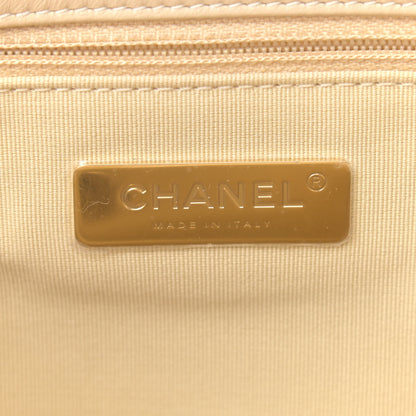 Chanel Lambskin Quilted Large Chanel 19 Flap Beige 6 of 9