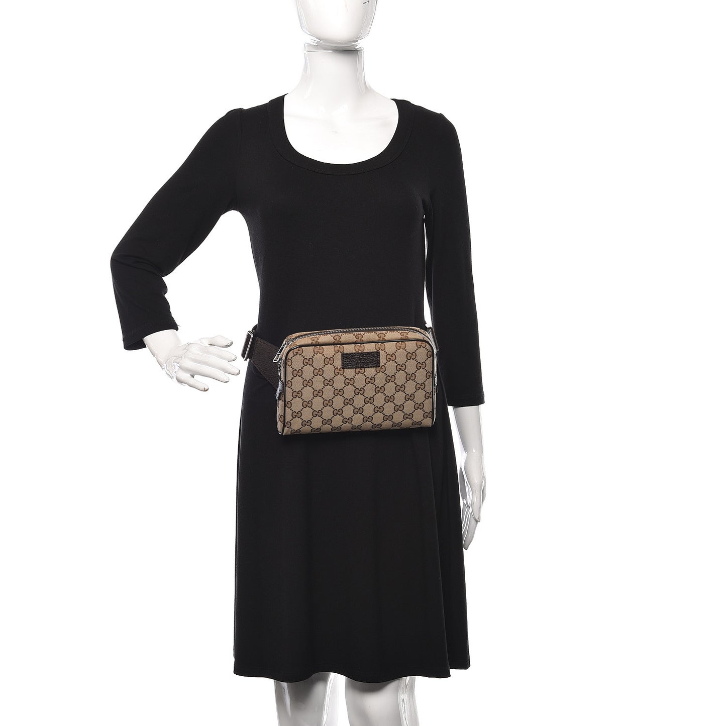 Monogram Belt Bag Dark Brown