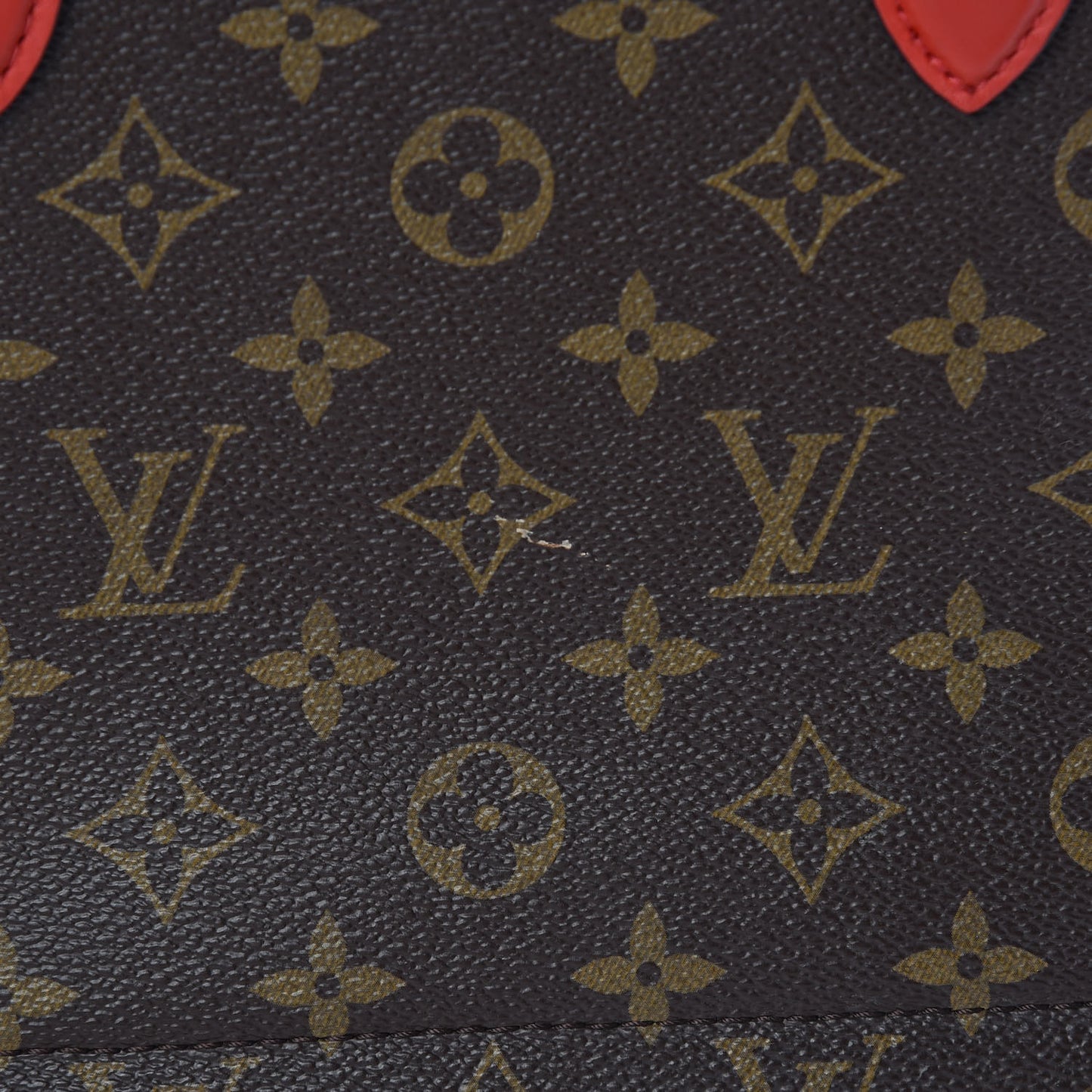 Monogram Flower Tote Coquelicot