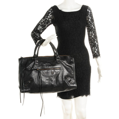 Balenciaga Agneau Classic Hardware Work Black 4 of 12