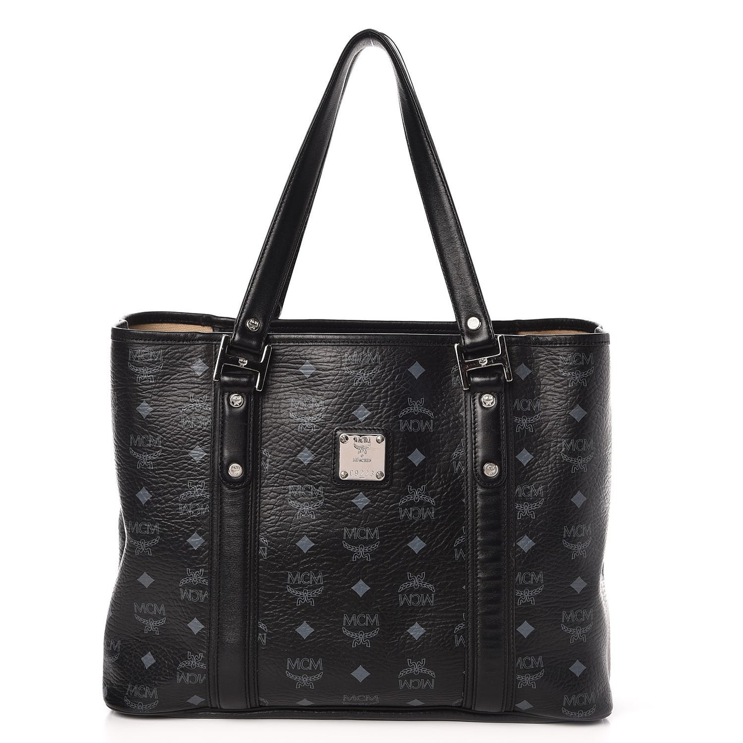 Visetos Shopping Tote Cognac Black