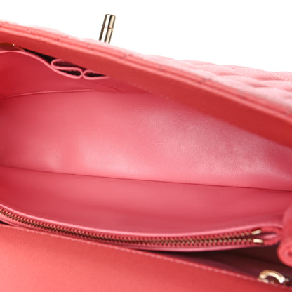 Chanel Caviar Quilted Small Coco Handle Flap Pink 5 of 10