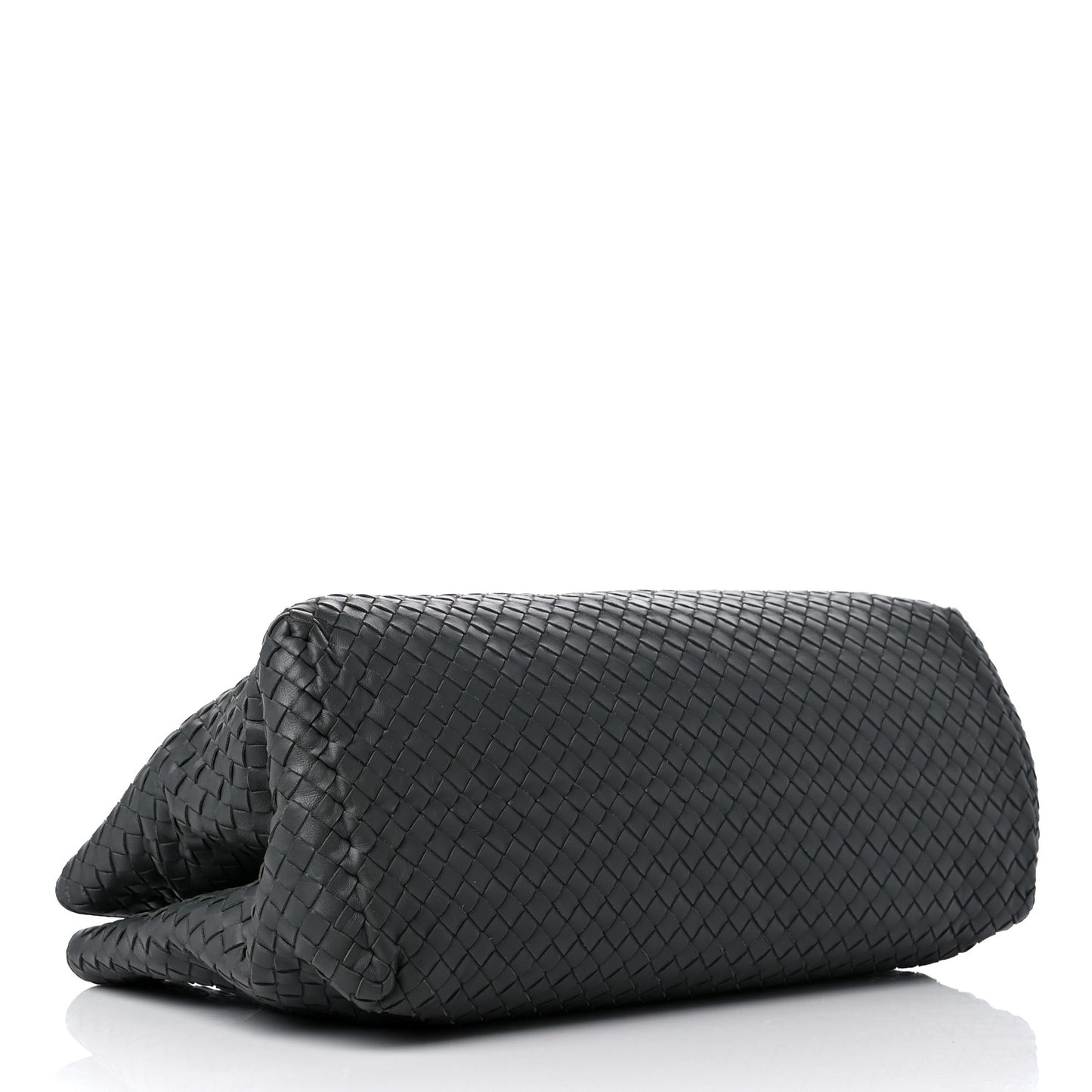 Nappa Intrecciato Large Classic Chain Strap Tote Grey