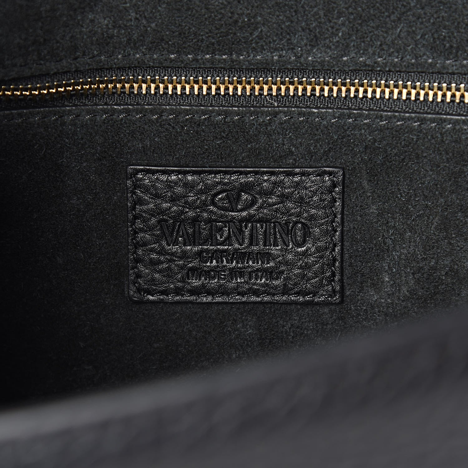 Valentino Garavani Pebbled Calfskin Medium Glam Lock Rockstud Flap Black 6 of 11