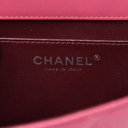 Chanel Lambskin Quilted Medium Crossing Times Flap Pink 6 of 11