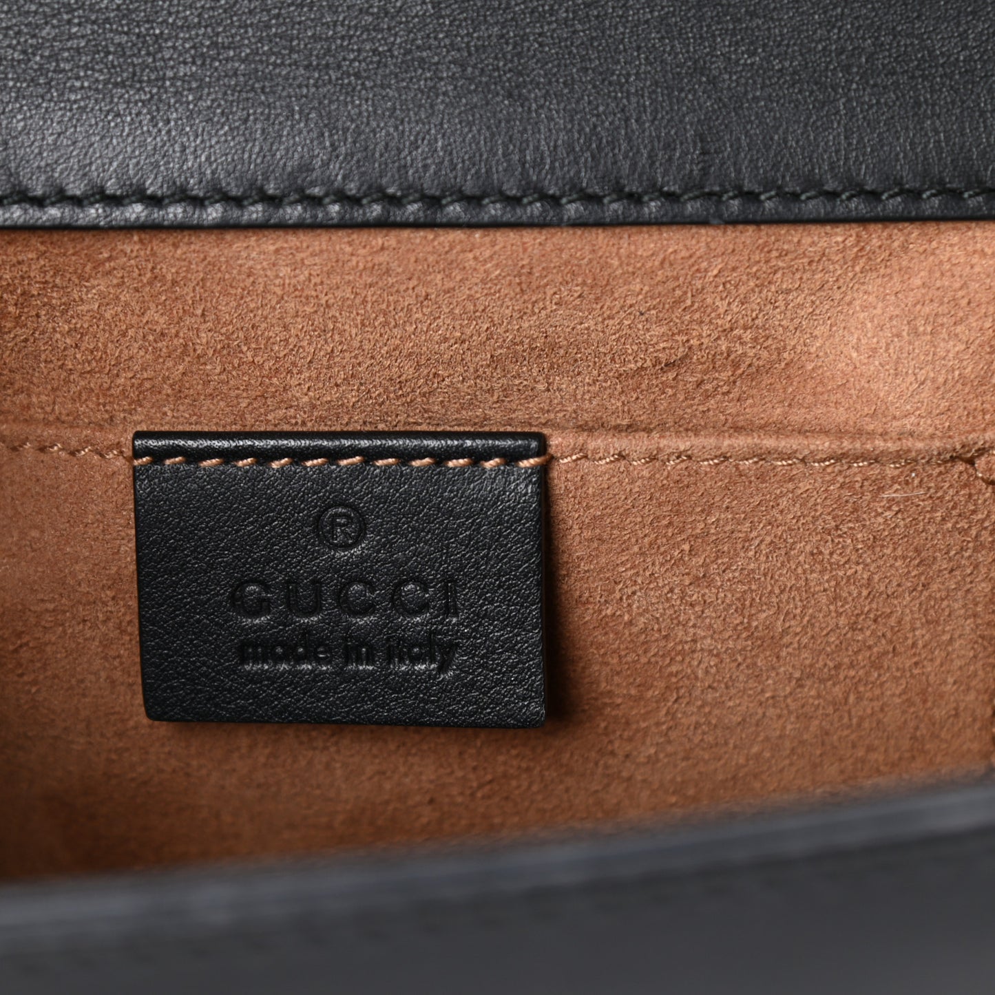 Calfskin Small Padlock Shoulder Bag Black