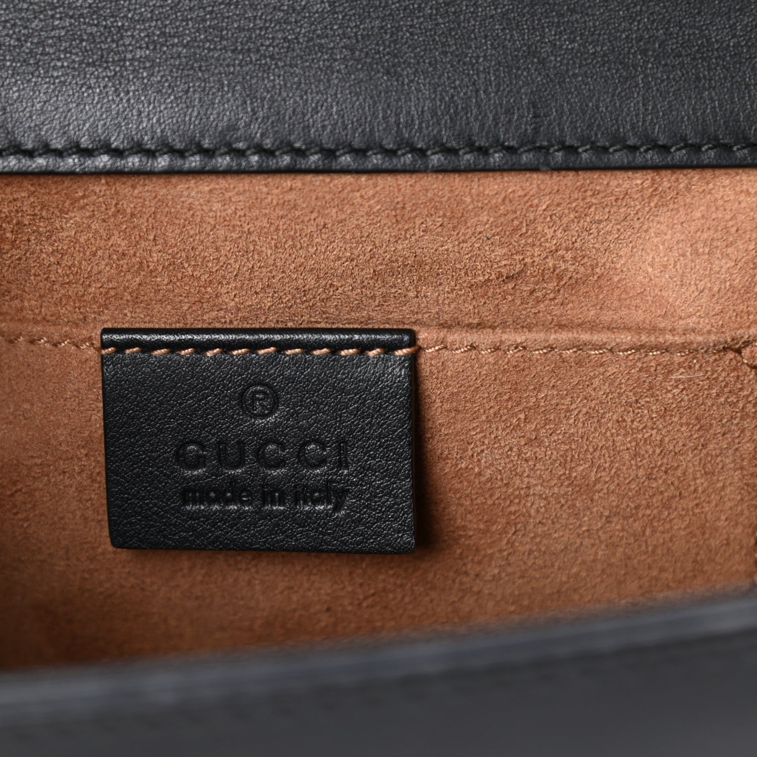 Gucci Calfskin Small Padlock Shoulder Bag Black 6 of 8