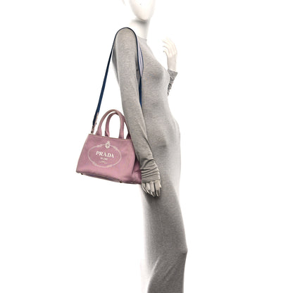 Prada Canapa Small Logo Tote Alabastro White 2 of 12