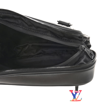 Louis Vuitton Calfskin Monogram 2054 Capsule Expandable Messenger Grey Black 5 of 9