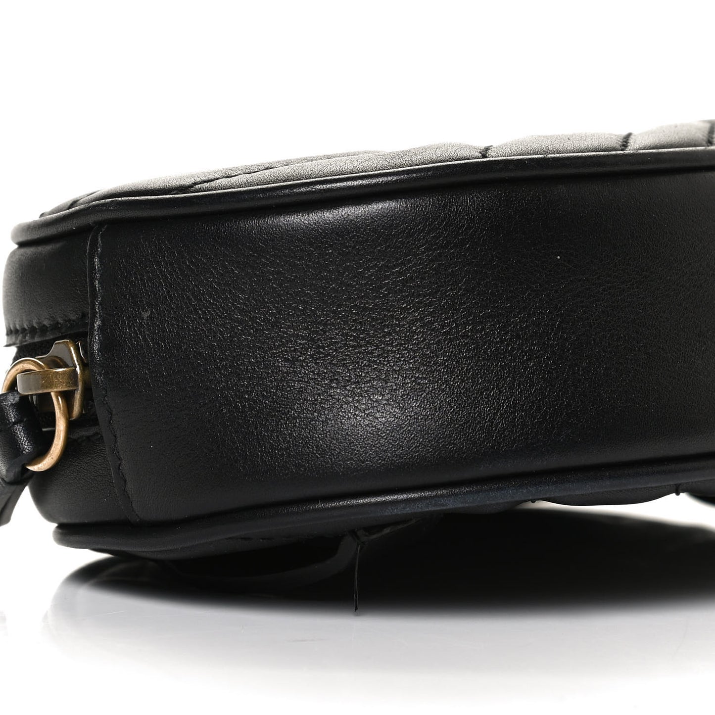 Calfskin Matelasse GG Marmont Belt Bag 95 38 Black