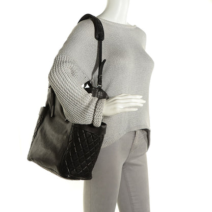 Jimmy Choo Calfskin Blare Biker Hobo Black 2 of 7