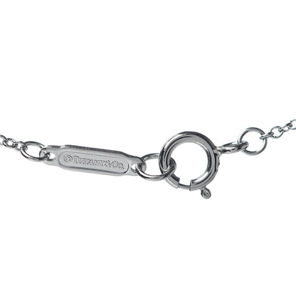 Tiffany Platinum Diamond Pear Pendant Necklace 5 of 6