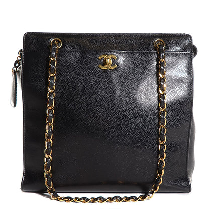 Chanel Caviar Shoulder Bag Black 1 of 7