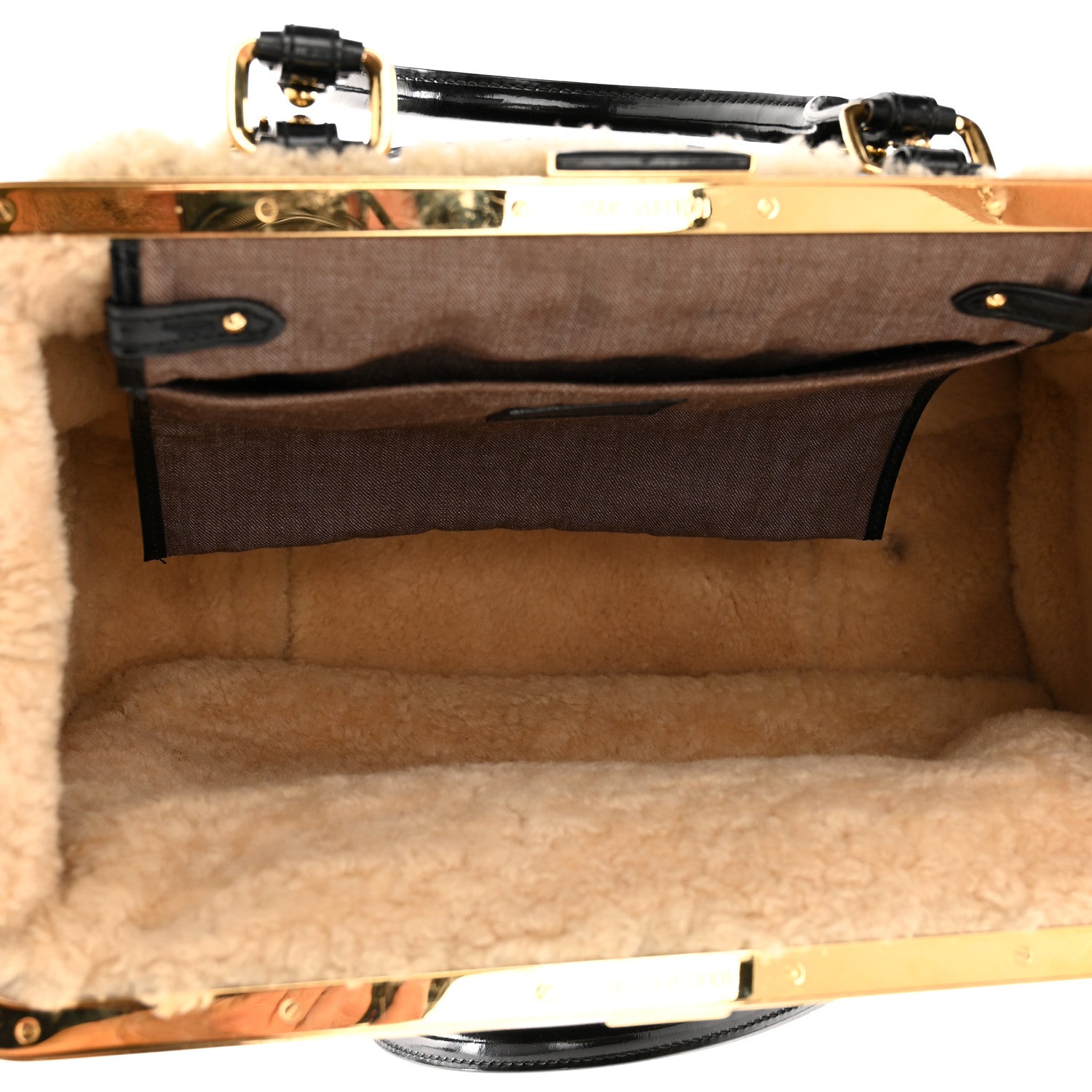 Louis Vuitton Monogram Shearling Storm Bag 5 of 12