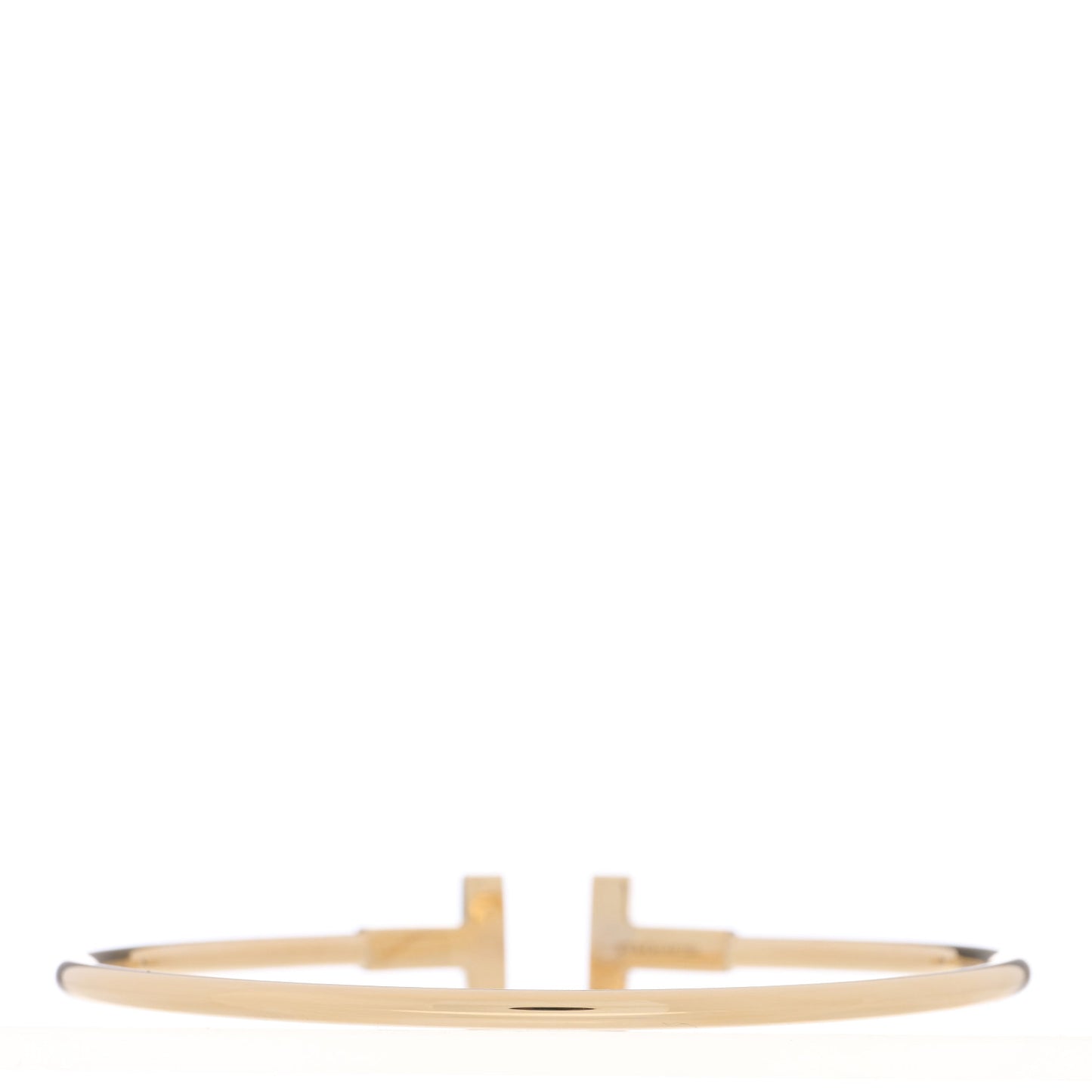 18K Yellow Gold T Wire Bracelet