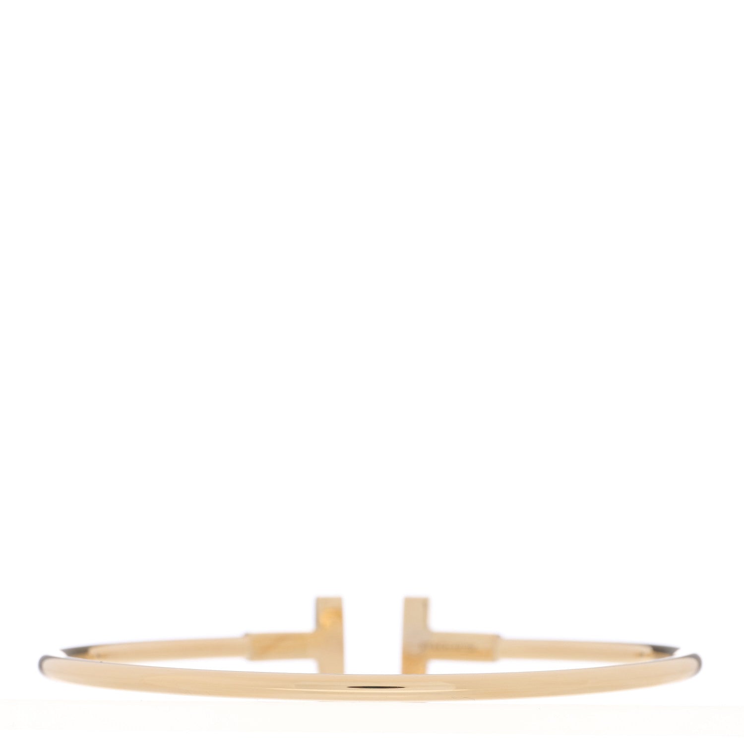 Tiffany 18K Yellow Gold T Wire Bracelet 2 of 3