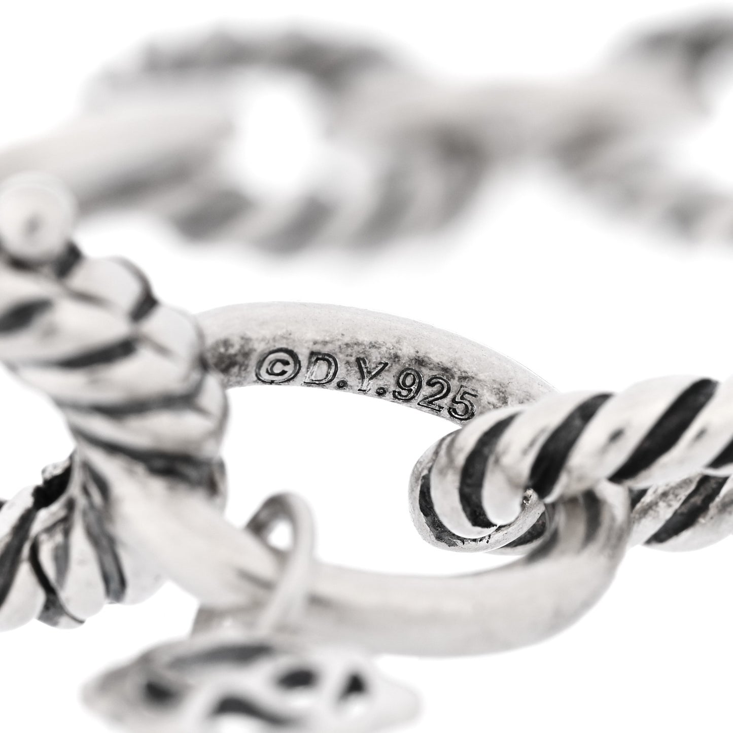 DAVID YURMAN Sterling Silver 10mm Medium Oval Link Bracelet