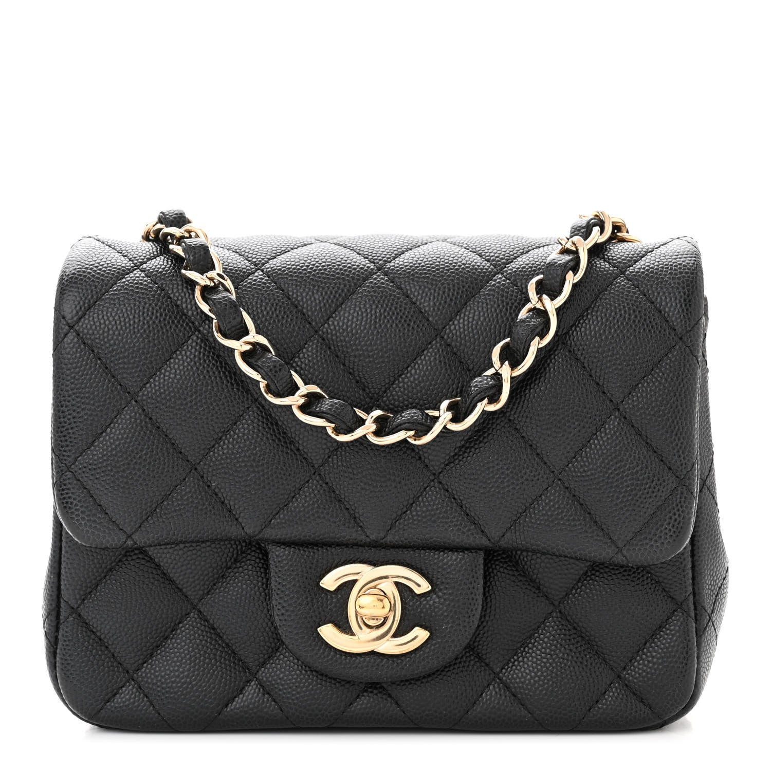 Chanel Caviar Quilted Mini Square Flap Black 1 of 11