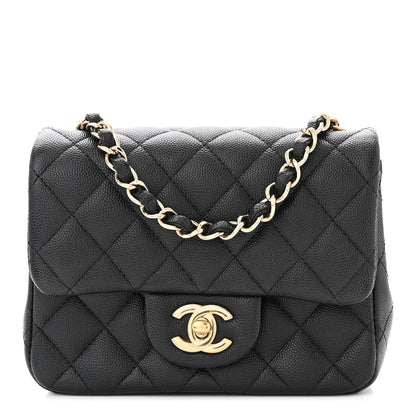 Chanel Caviar Quilted Mini Square Flap Black 1 of 11