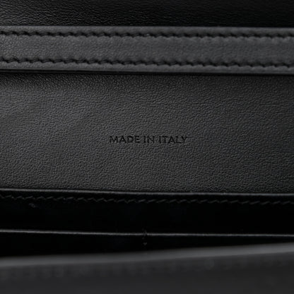 Celine Shiny Calfskin Triomphe Margo Wallet on Chain Black 6 of 9