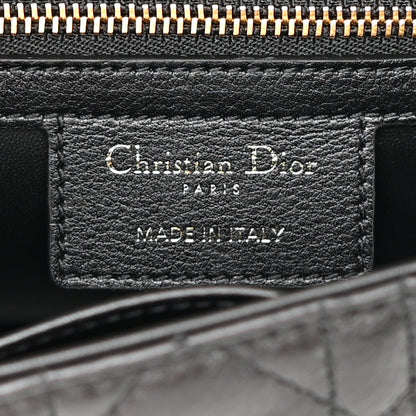 Christian Dior Calfskin Cannage Small Caro Bag Black 6 of 10