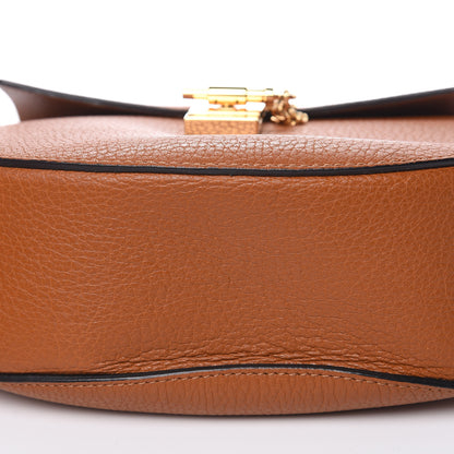 Chloe Grained Lambskin Drew Shoulder Bag Caramel 8 of 10