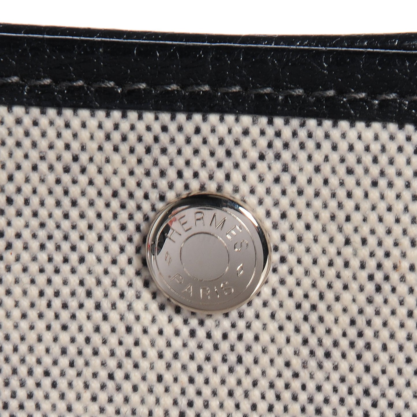 Toile Buffle Skipper Garden Party 36 MM Tote Black