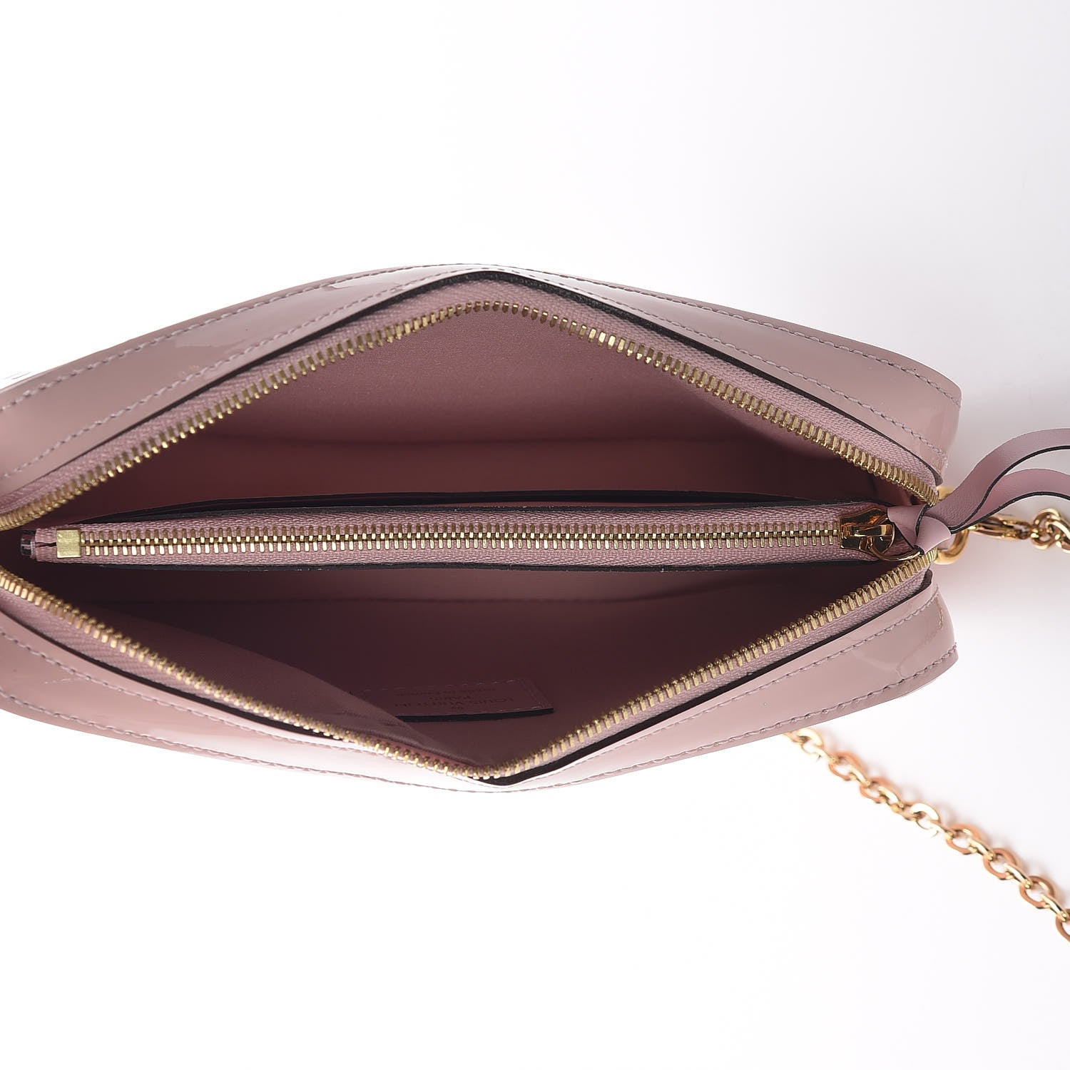 Louis Vuitton Vernis Camera Pouch Rose Ballerine 9 of 11