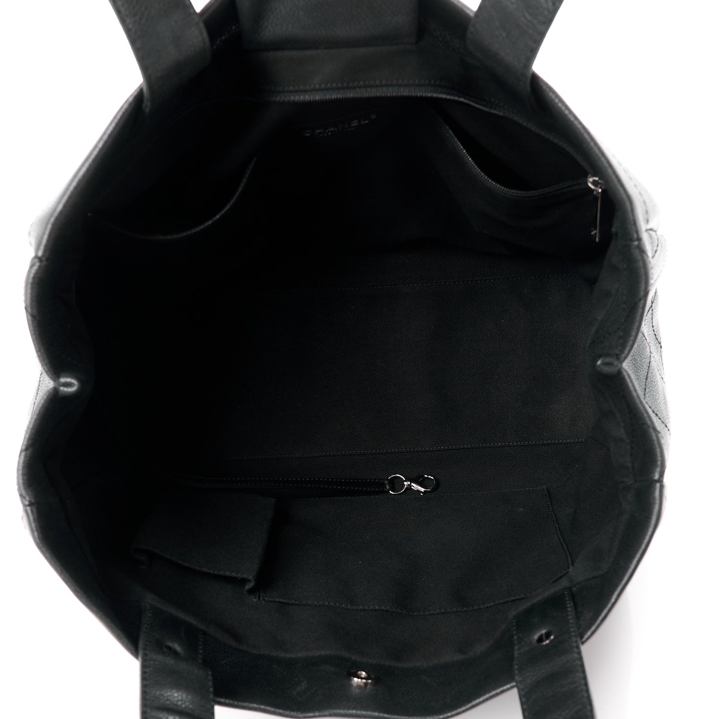 Caviar Executive Cerf Shopper Tote Black