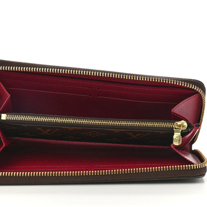 Louis Vuitton Monogram Clemence Wallet Fuchsia 5 of 8