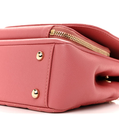 Chanel Caviar Quilted Small Business Affinity Flap Dark Pink 11 of 14