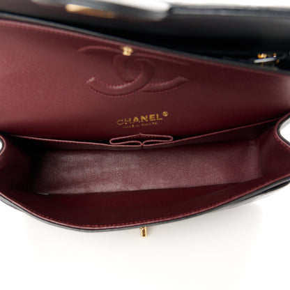 Chanel Lambskin Quilted Medium Double Flap Black 5 of 12