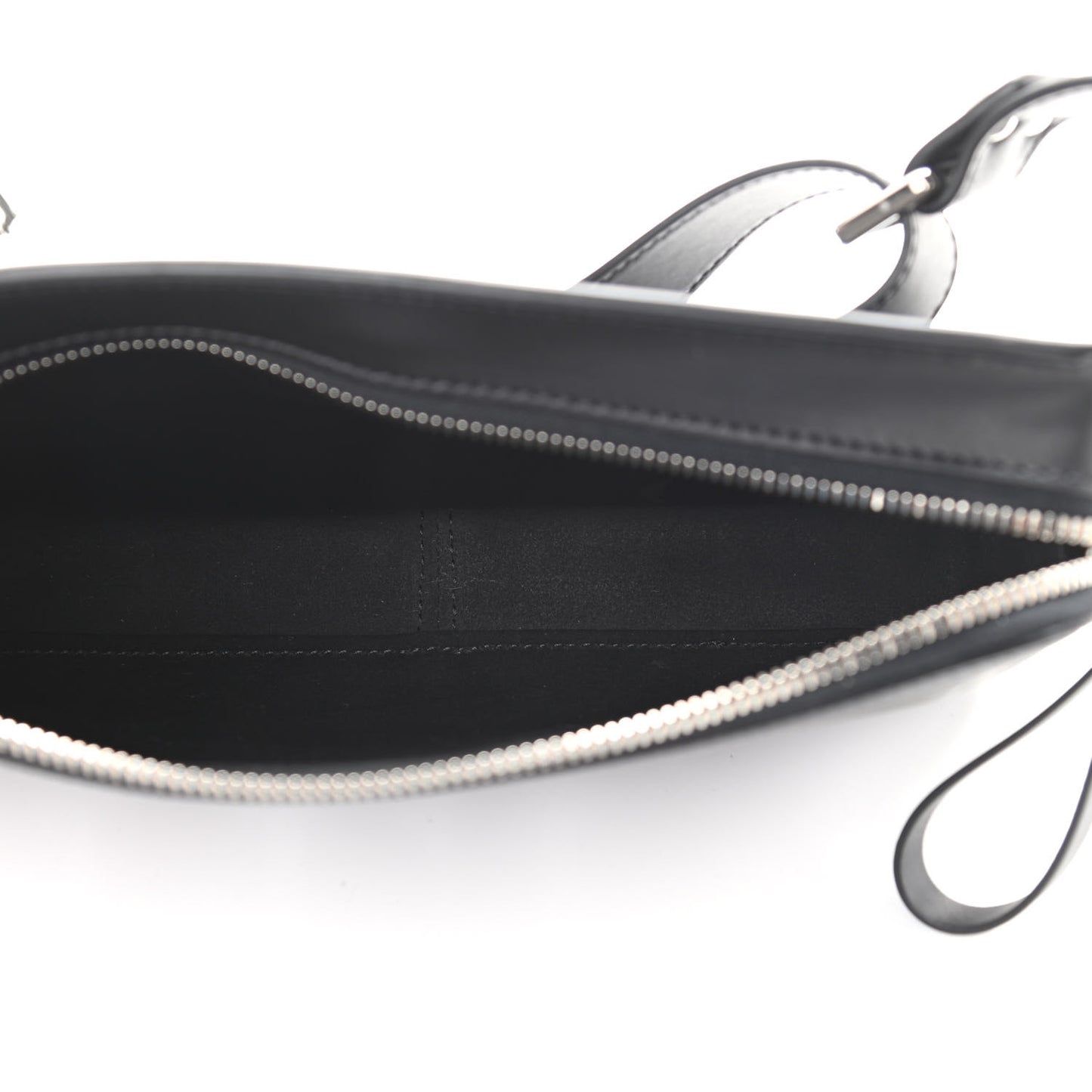 Calfskin VLTN Belt Bag Black White