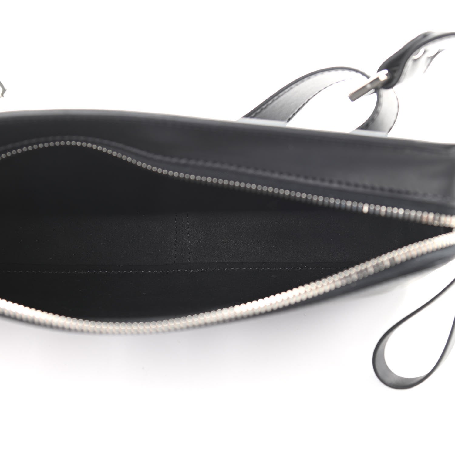 Valentino Garavani Calfskin VLTN Belt Bag Black White 4 of 8