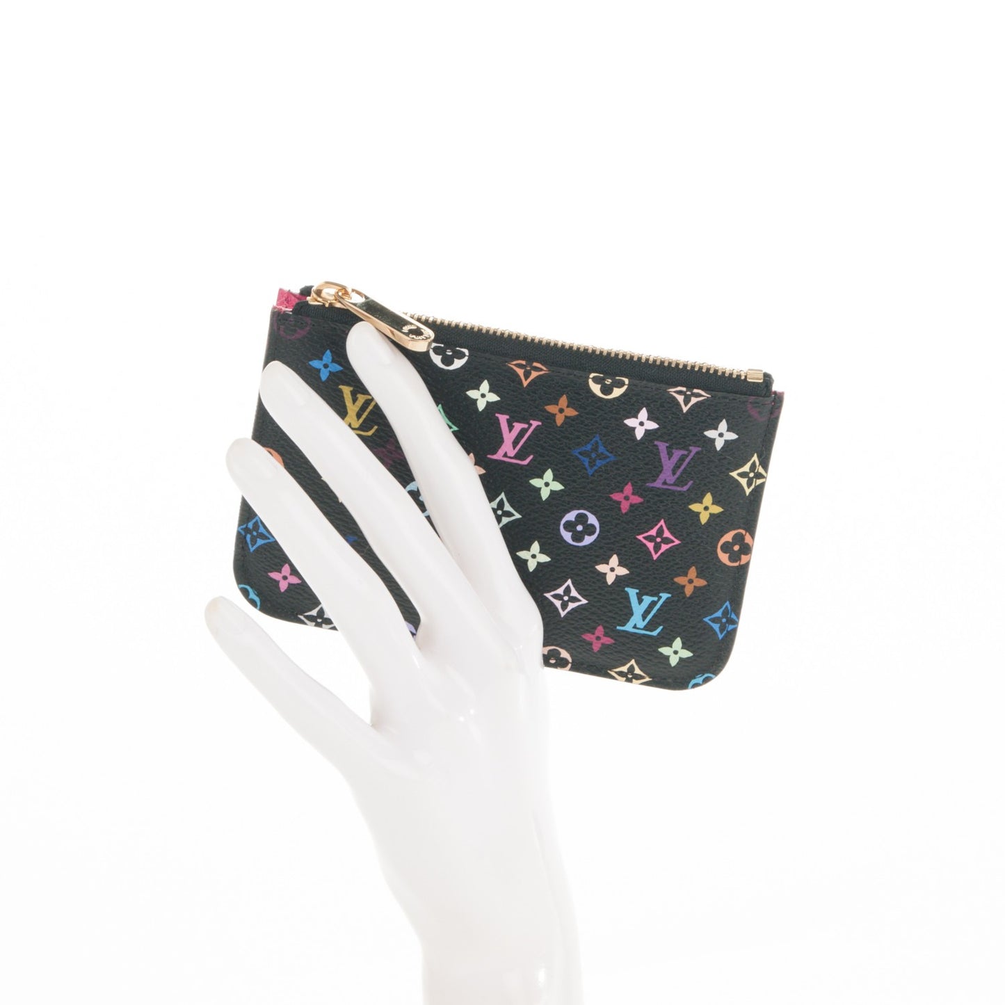 Monogram Multicolor Key Pouch Black Grenade