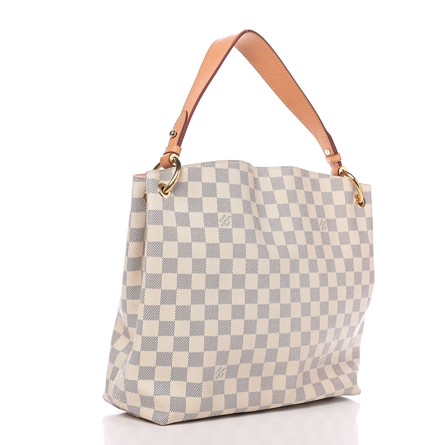 Louis Vuitton Damier Azur Graceful PM Rose Ballerine 2 of 10