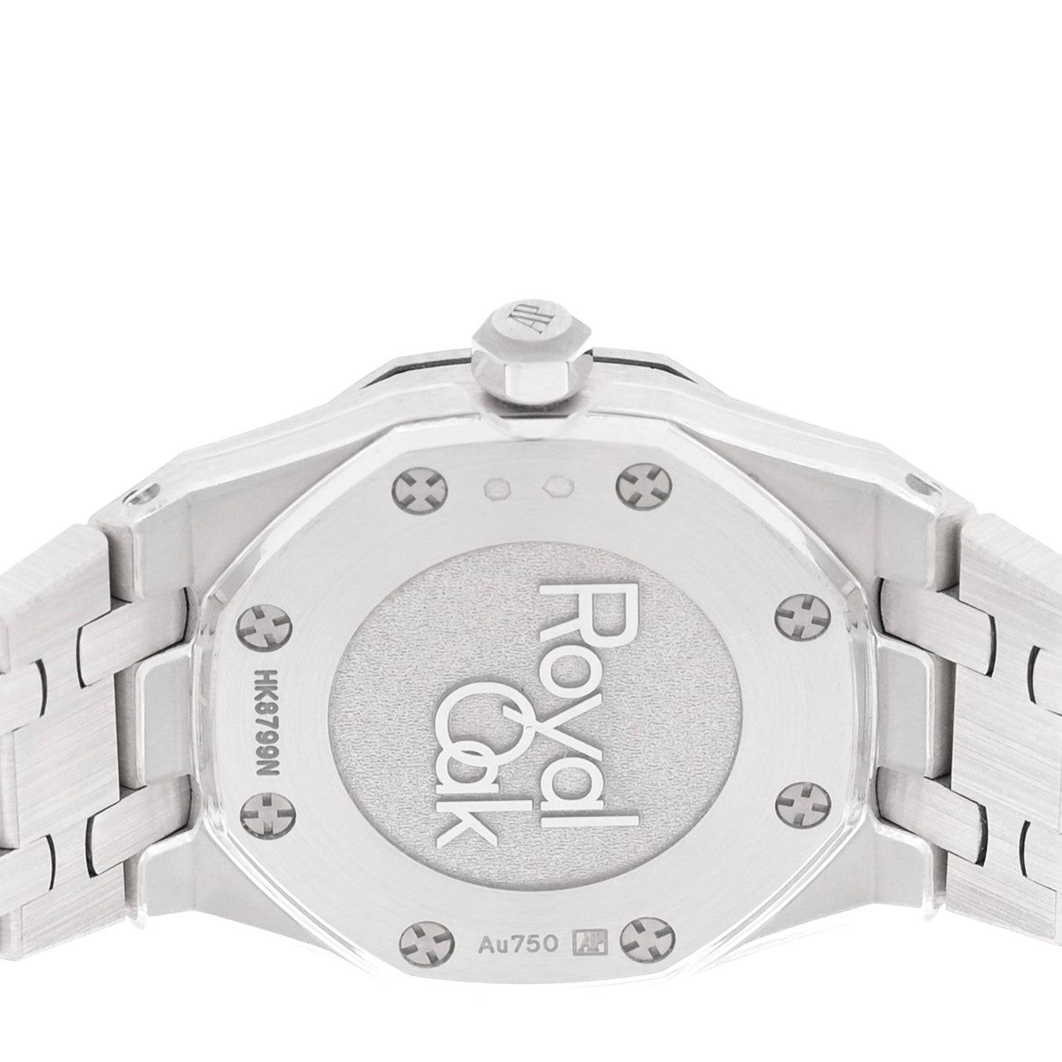 Audemars Piguet 18K White Gold 23mm Royal Oak Frosted Quartz Watch 67630BC.GG.1312BC.01 4 of 5