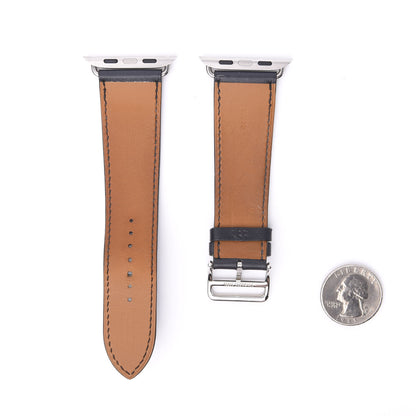 Hermes Swift 44mm Single Tour Apple Watch Strap Black 2 of 5