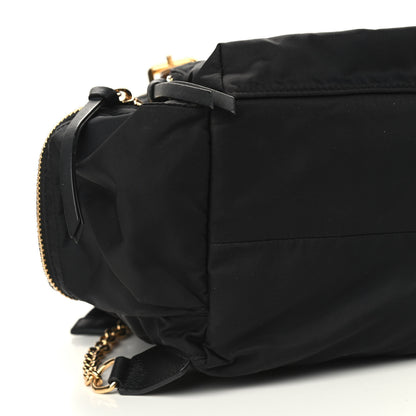 Burberry Nylon Medium Rucksack Runway Backpack Black Gold 8 of 9