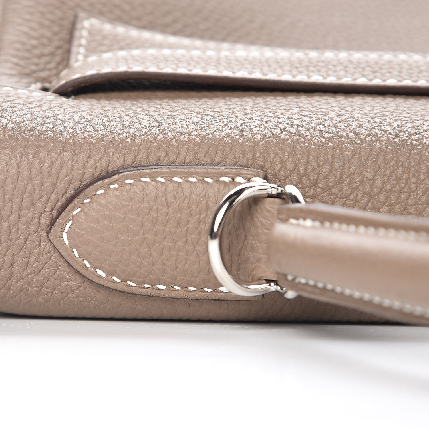 Hermes Togo Kelly Retourne 32 Etoupe 14 of 34