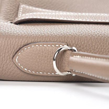 Hermes Togo Kelly Retourne 32 Etoupe 14 of 34