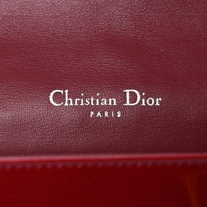 Christian Dior Patent Cannage Lady Dior Clutch Red 7 of 15