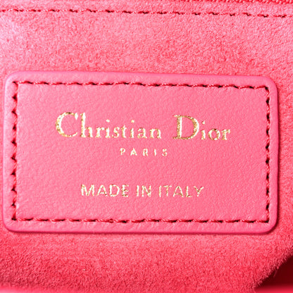 Christian Dior Lambskin Cannage Small My ABCDior Lady Dior Passion Pink 6 of 10