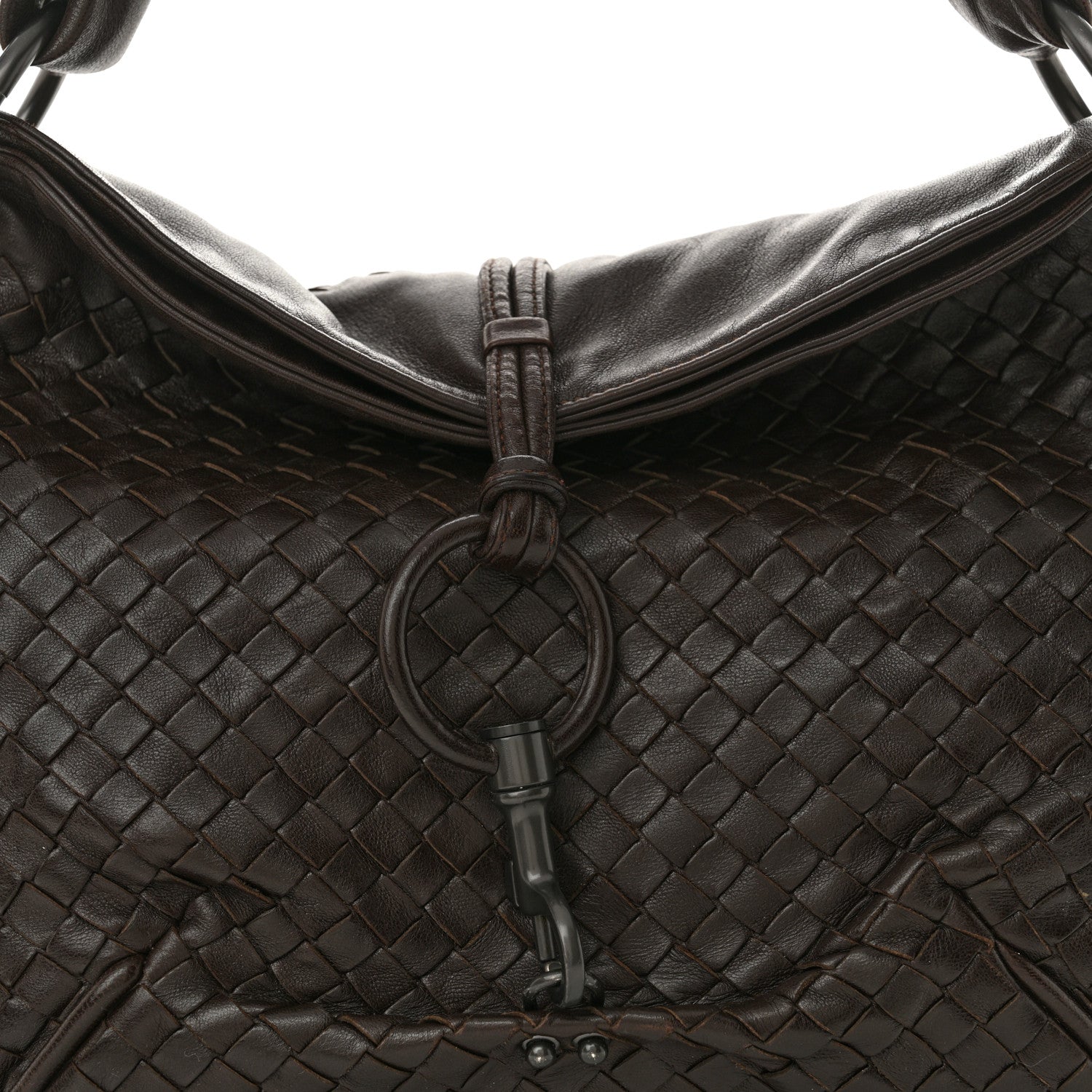 Bottega Veneta VENETA Nappa Intrecciato Hobo Ebano 9 of 13